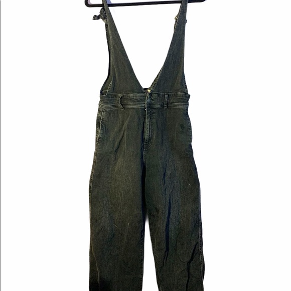 Wide leg Free People Overalls - Picture 4 of 4